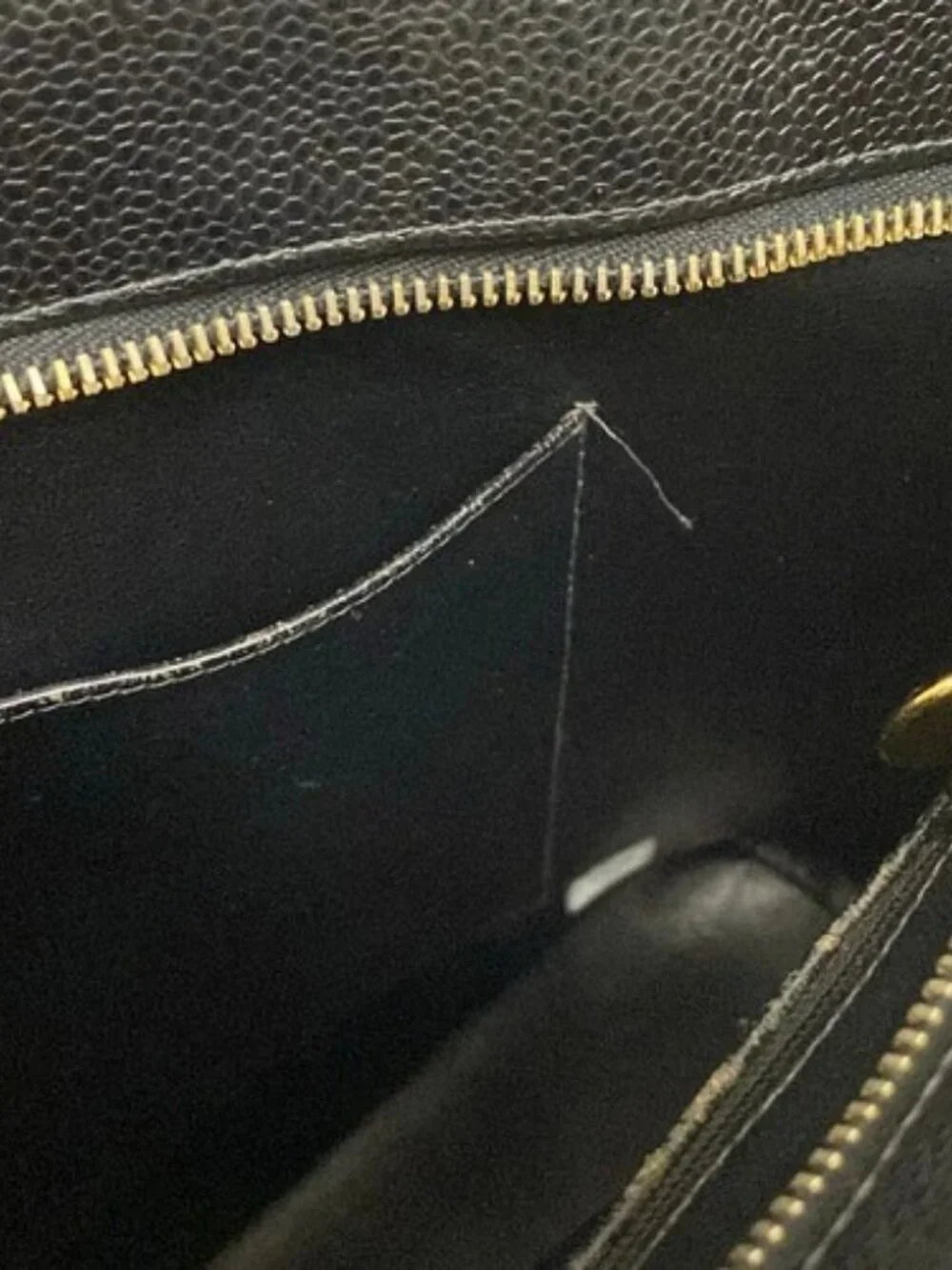 CHANEL Caviar Medallion Tote Black Calfskin Tote Bag Gold hardware